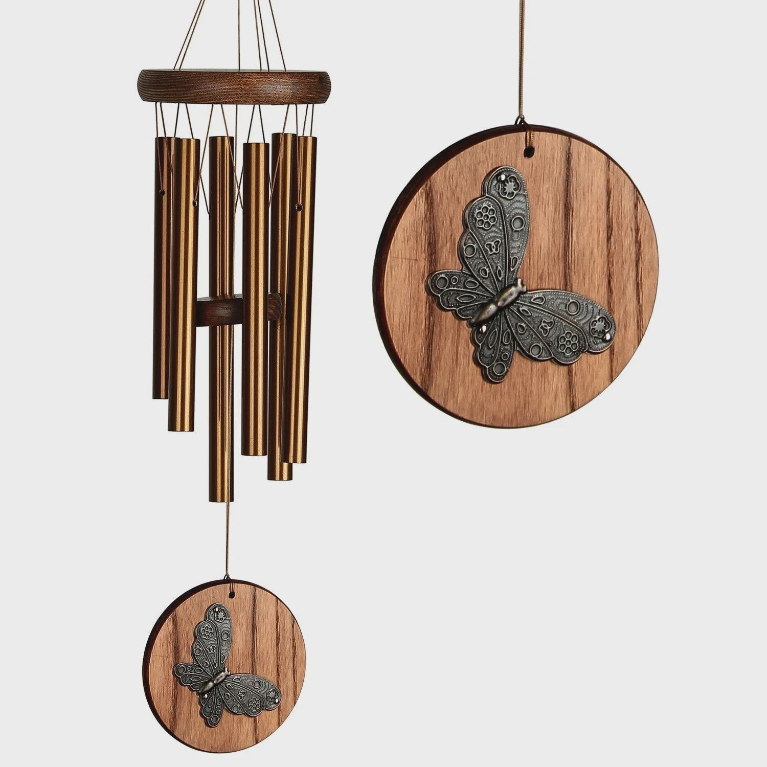 Habitats Chimes Teak - Butterfly Small