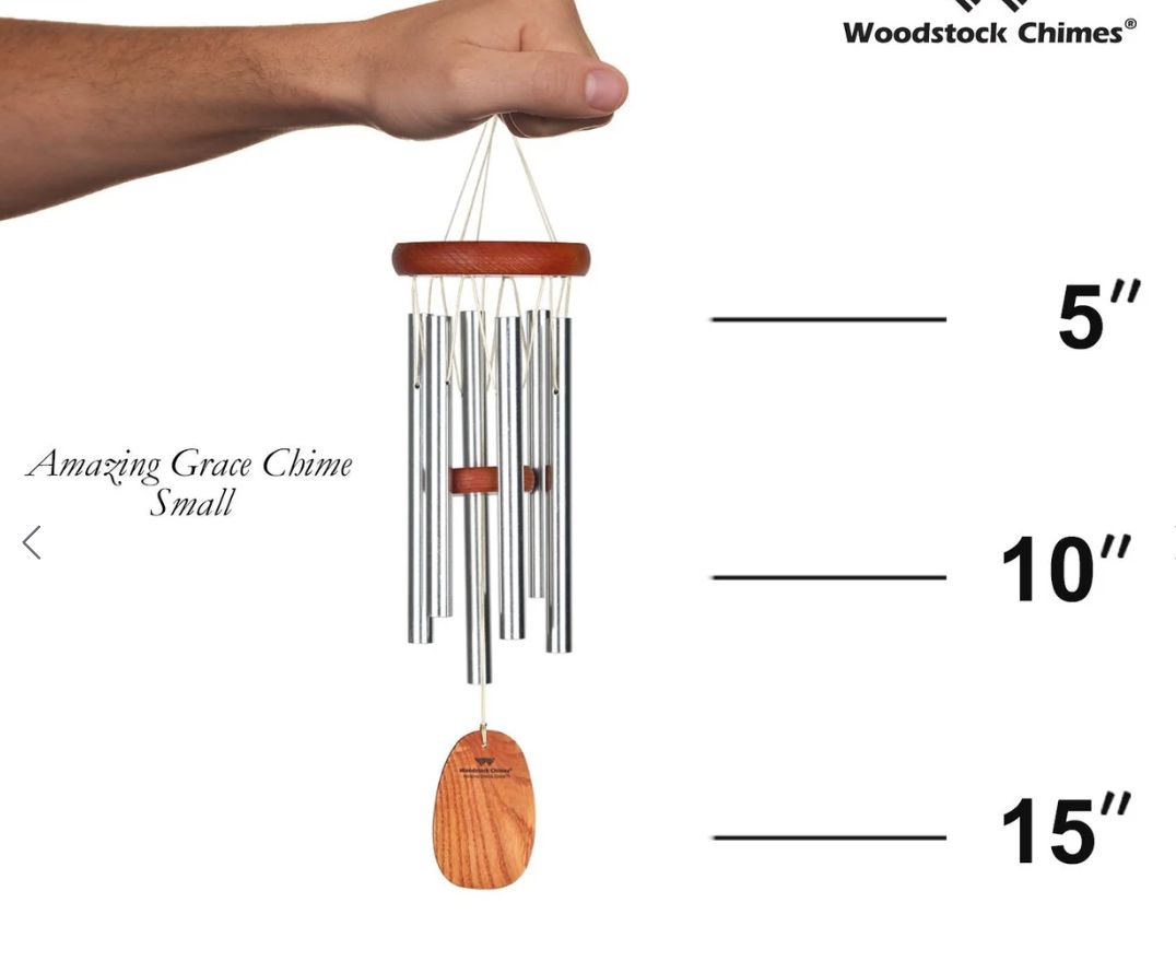 Amazing Grace Chime - Small, Silver