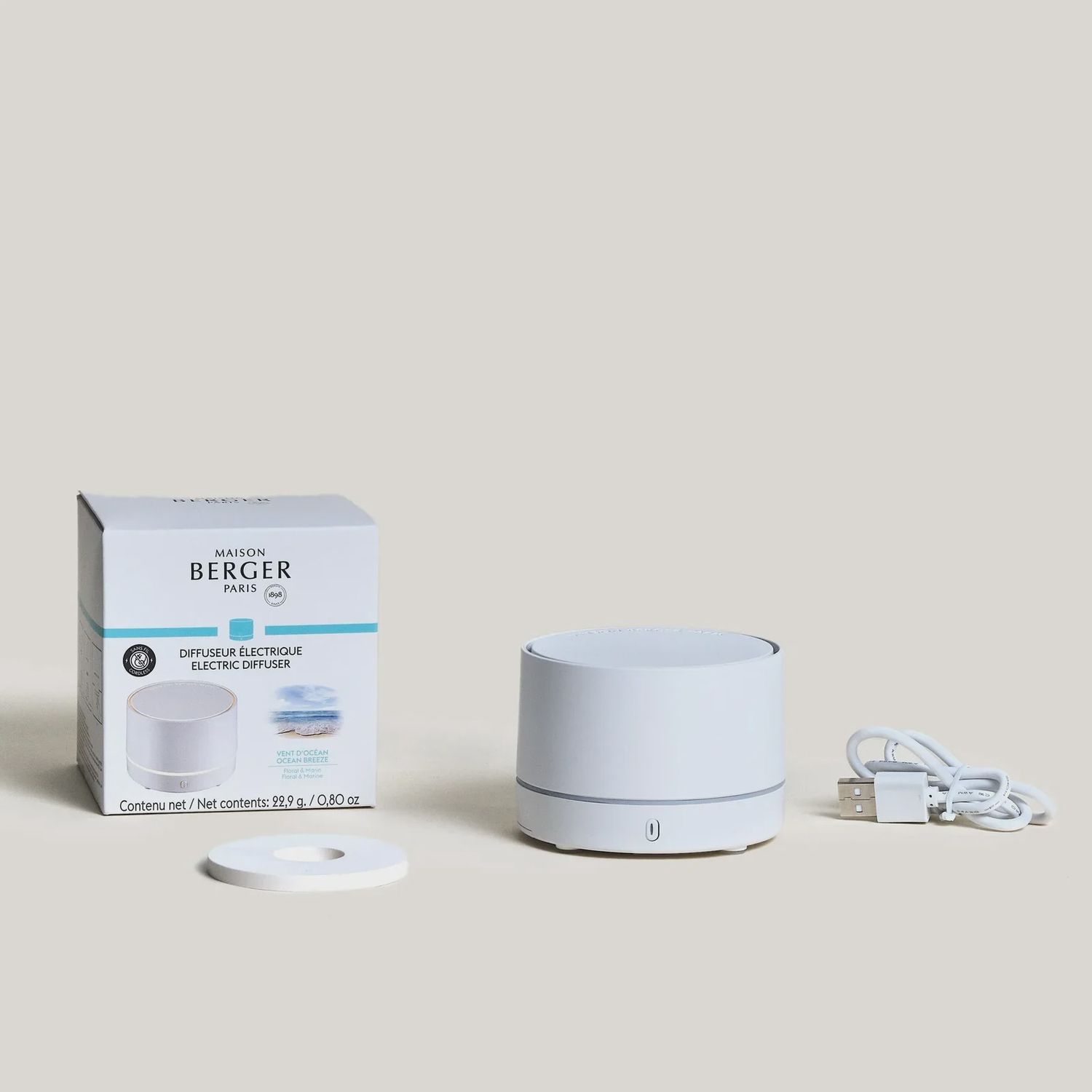 Nomad Electric Diffuser White Ocean Breeze