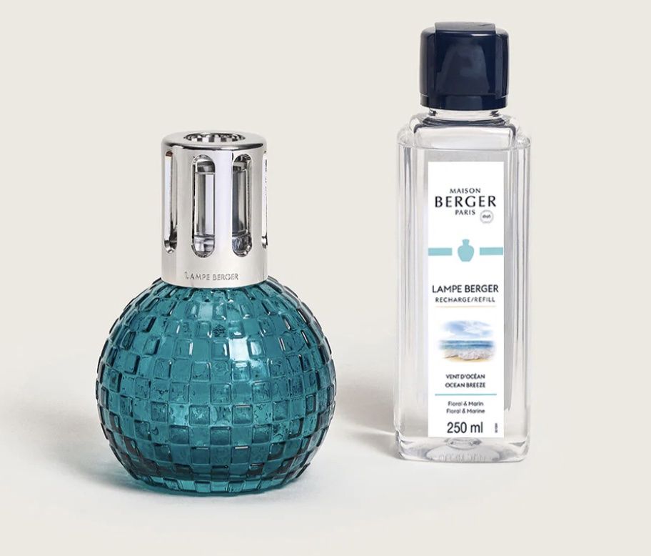 Disco Green Fragrance Lamp Gift Set with Ocean Breeze