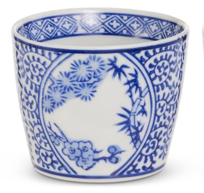 Mini Blue and White Pot
