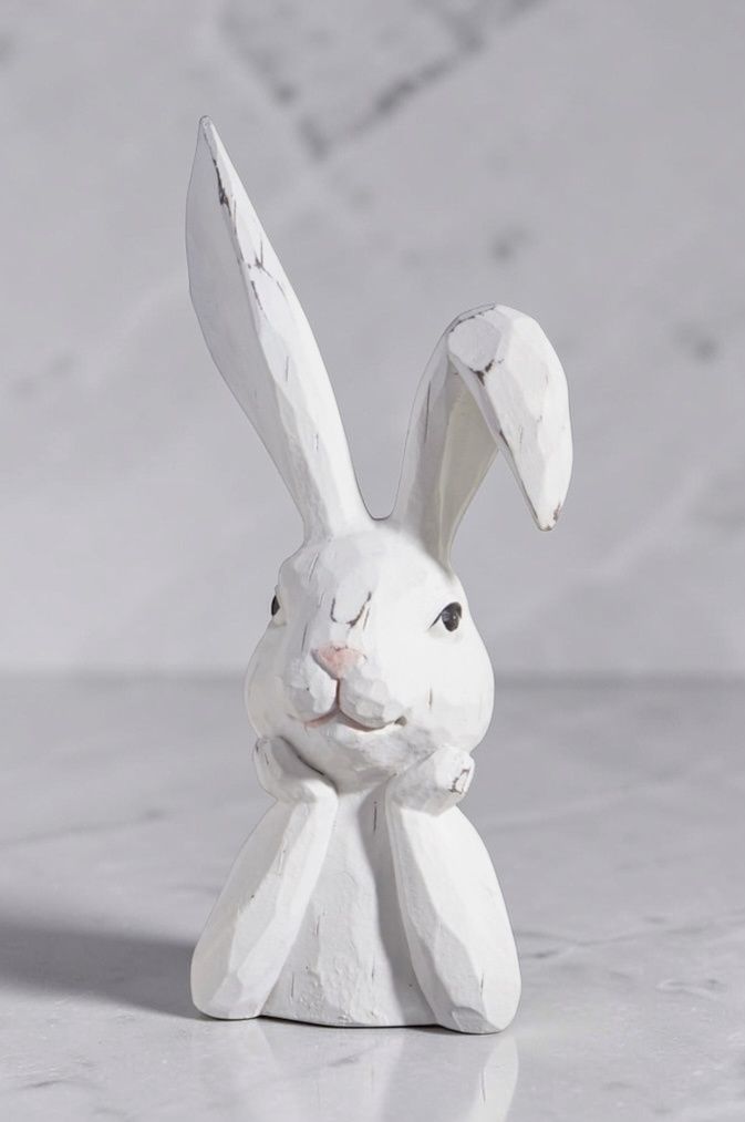 White Dreaming Bunny
