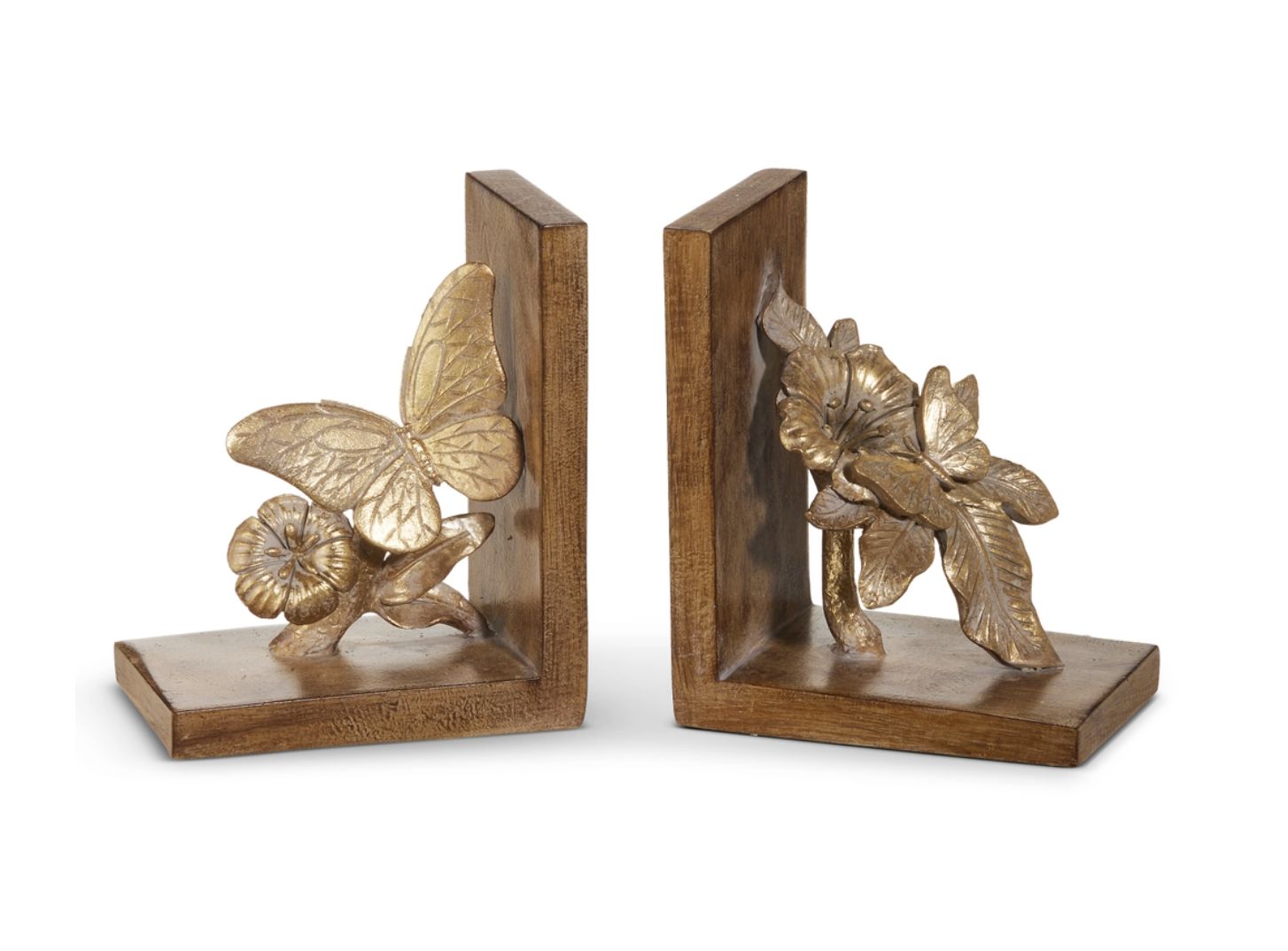 Butterfly on Branch Bookends