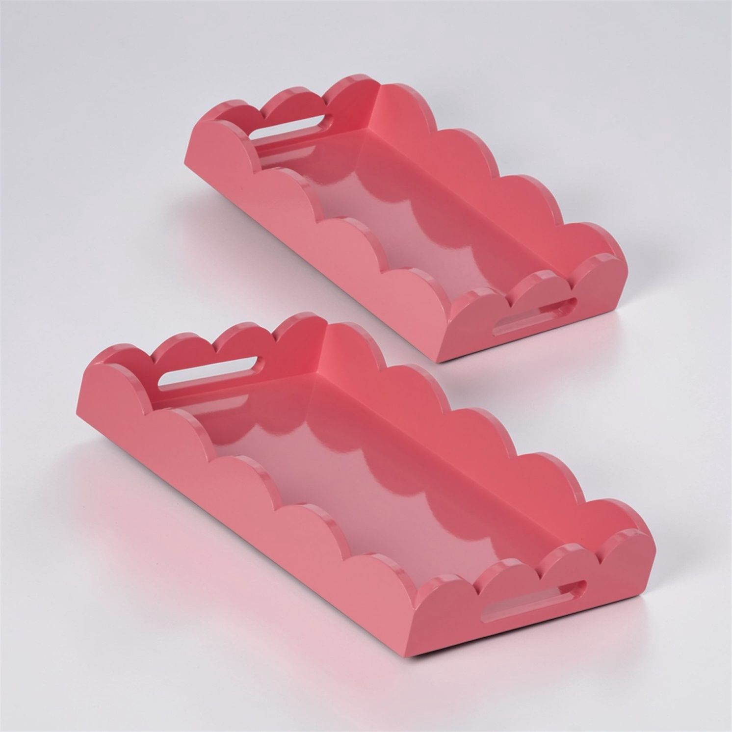 Bubblegum Scalloped Tray