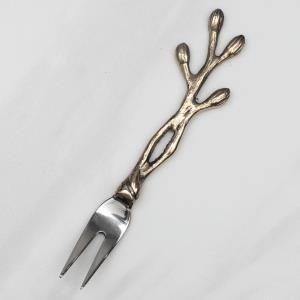 Gold Twig Cocktail Fork