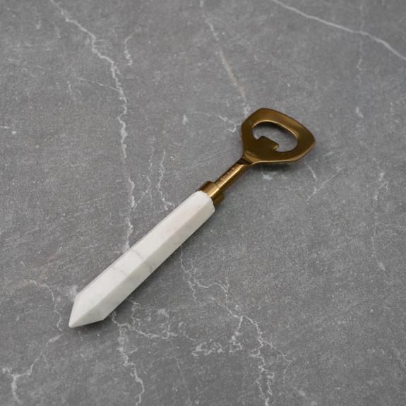 Marble and Gold Bottle Opener