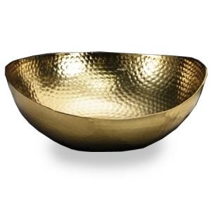 Gold Hammered Bowl