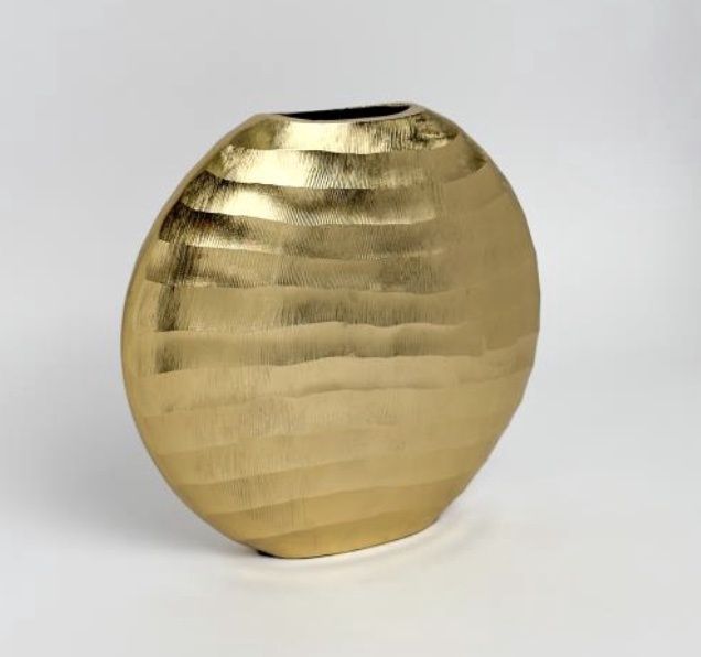 Gold Round Vase