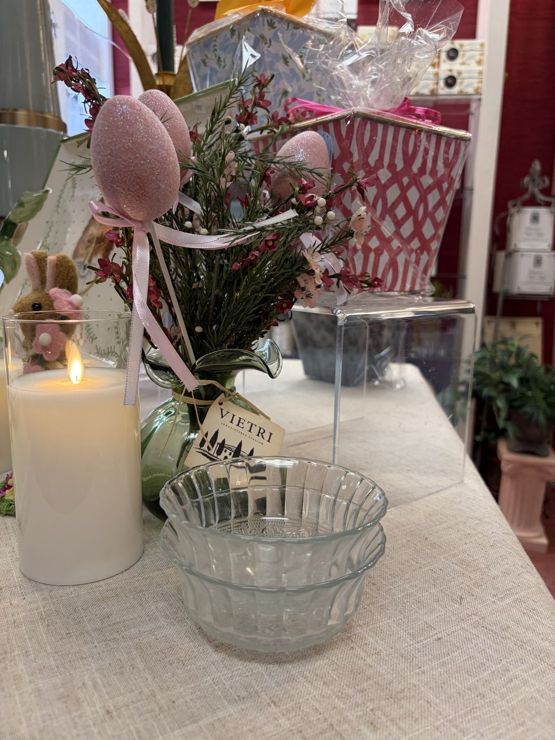 Set of 2 Glass Snack Bowl