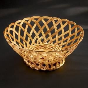 Gold Wire Mesh Basket