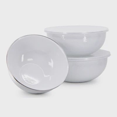 Medium White Mixing Bowl