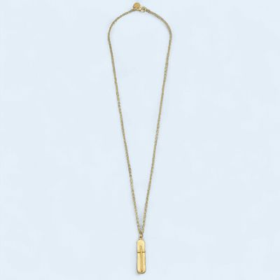 SS Cross Bar Necklace
