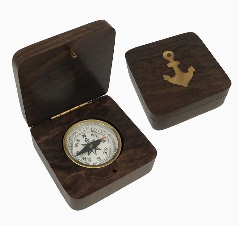 Anchor Wood Compass Box