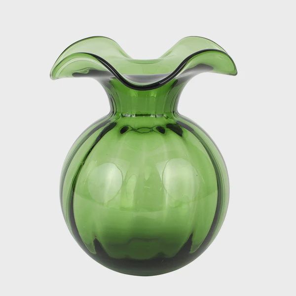 Vietri Hibiscus Dark Green Med Vase