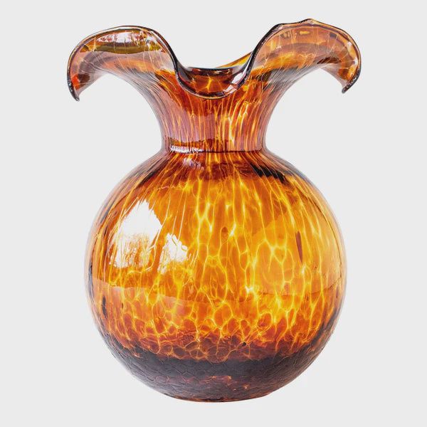 Vietri Hibiscus Tortoiseshell Medium Vase