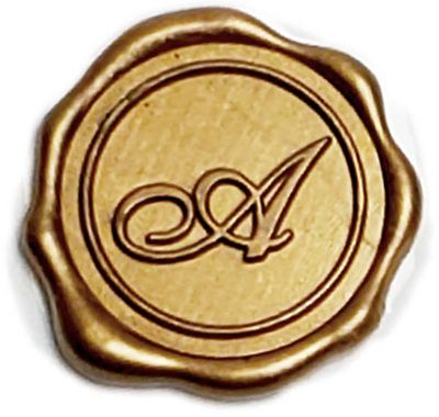 Wax Initial Stickers