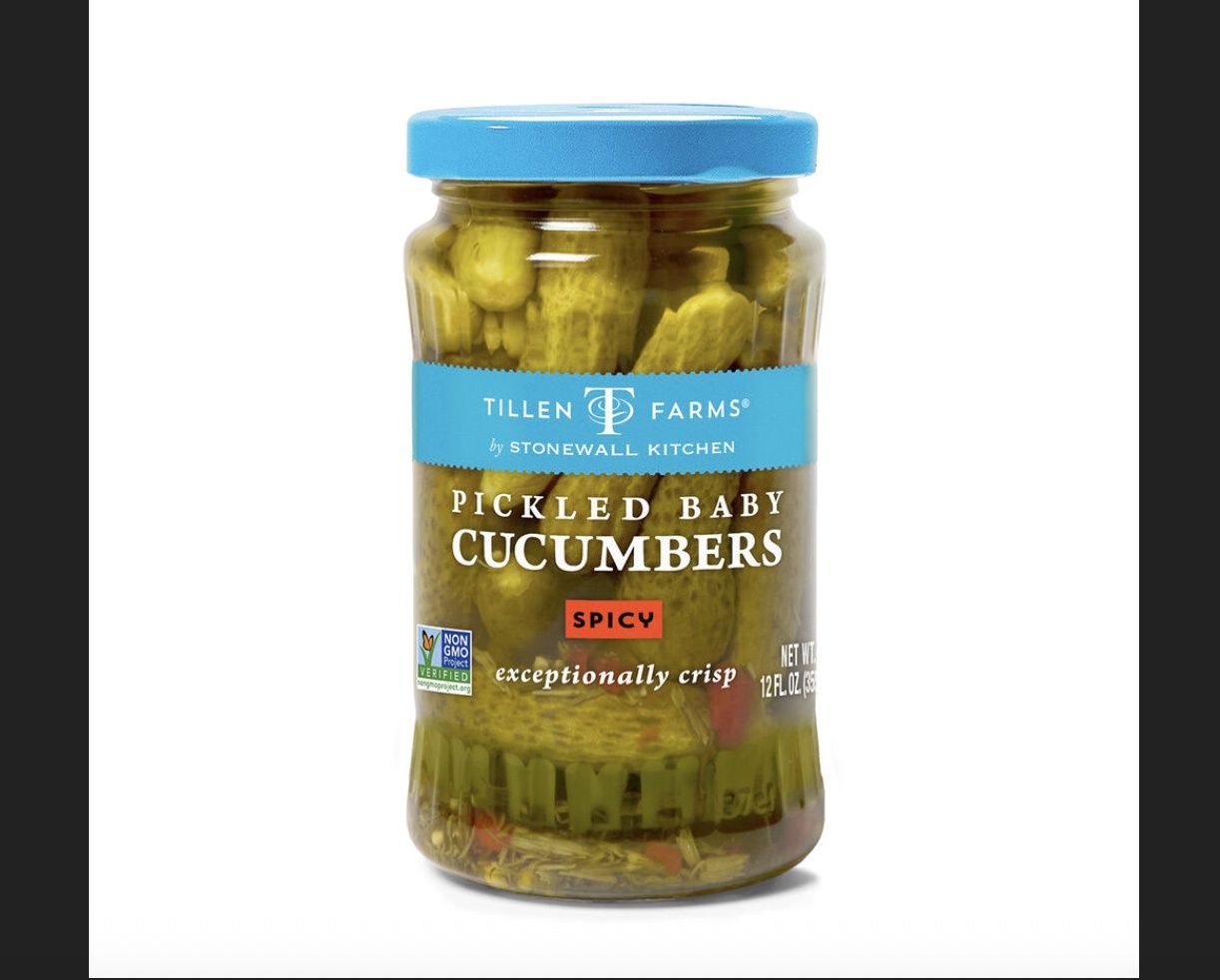 Spicy Pickled Baby Cucumbers