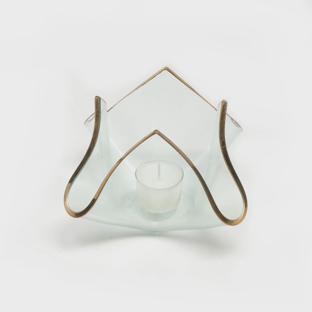 Annieglass Handkerchief Votive-Lg
