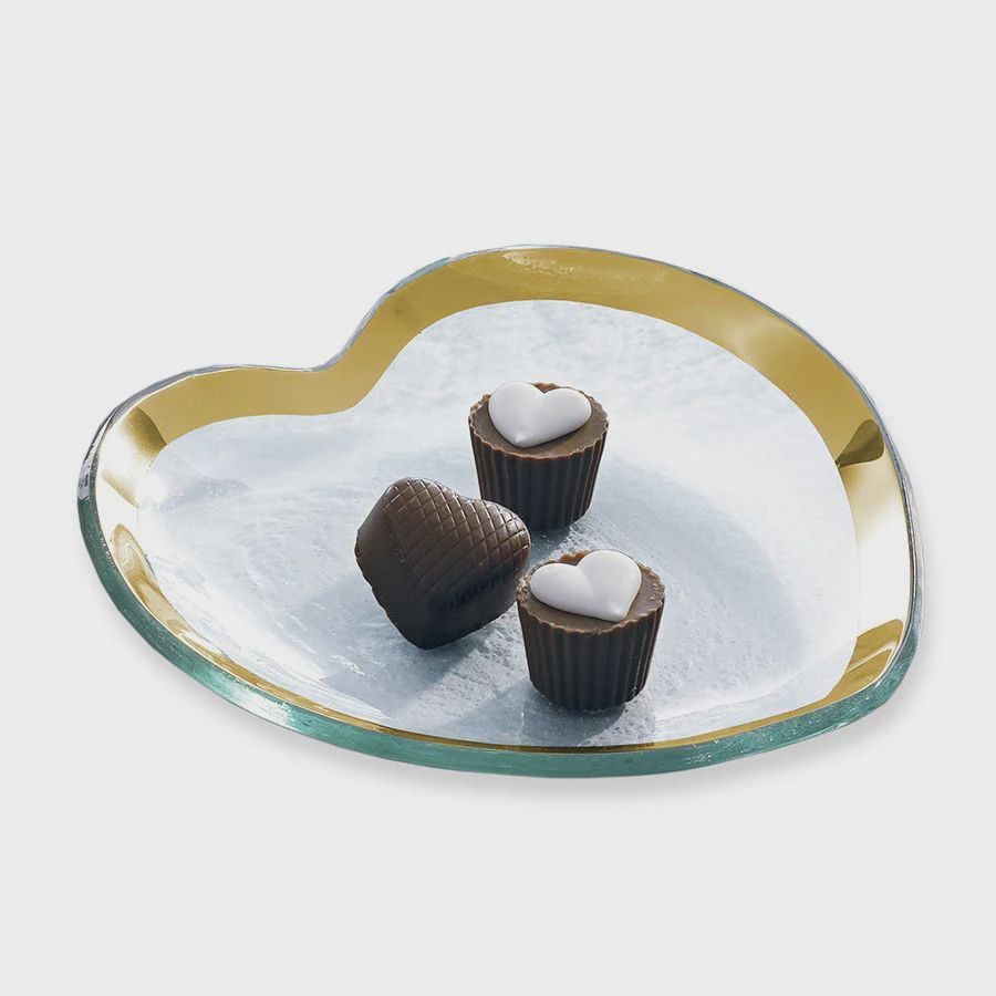 Annieglass Heart Plate