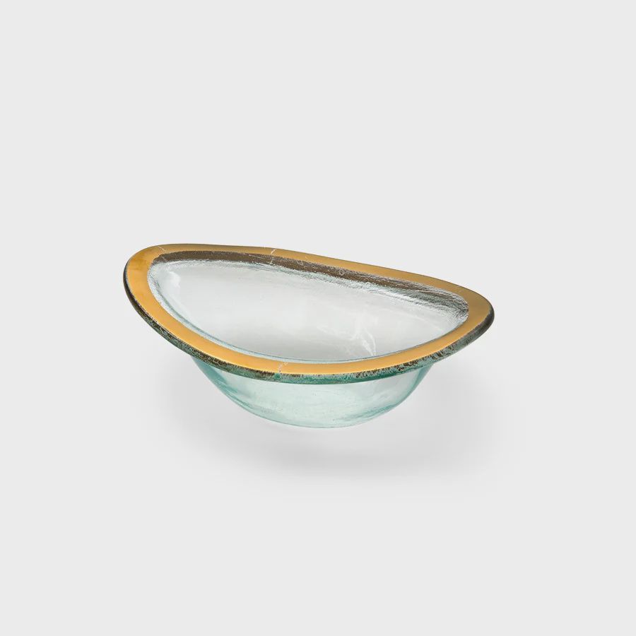 Annieglass Roman Antique Sauce Bowl