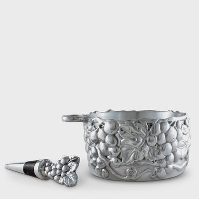 Grape Wine Caddy &amp; Stopper