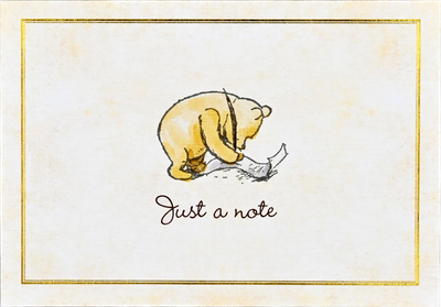 Winnie-the-Pooh Note Cards,Winnie-the-Pooh Note Cards