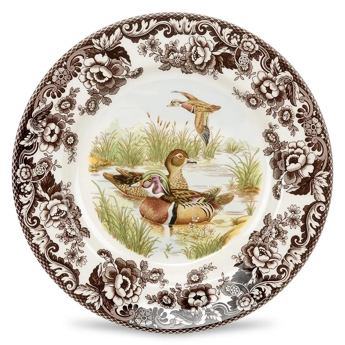 Spode Woodland Salad Plate -Wood Duck