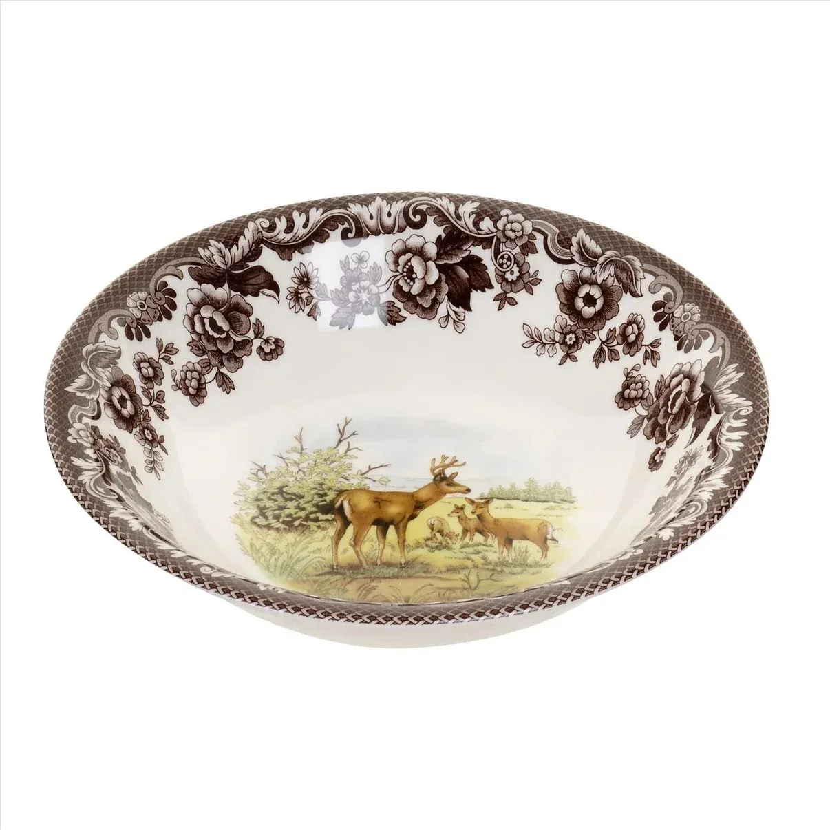 Spode Woodland Ascot Cereal Bowl Mule Deer