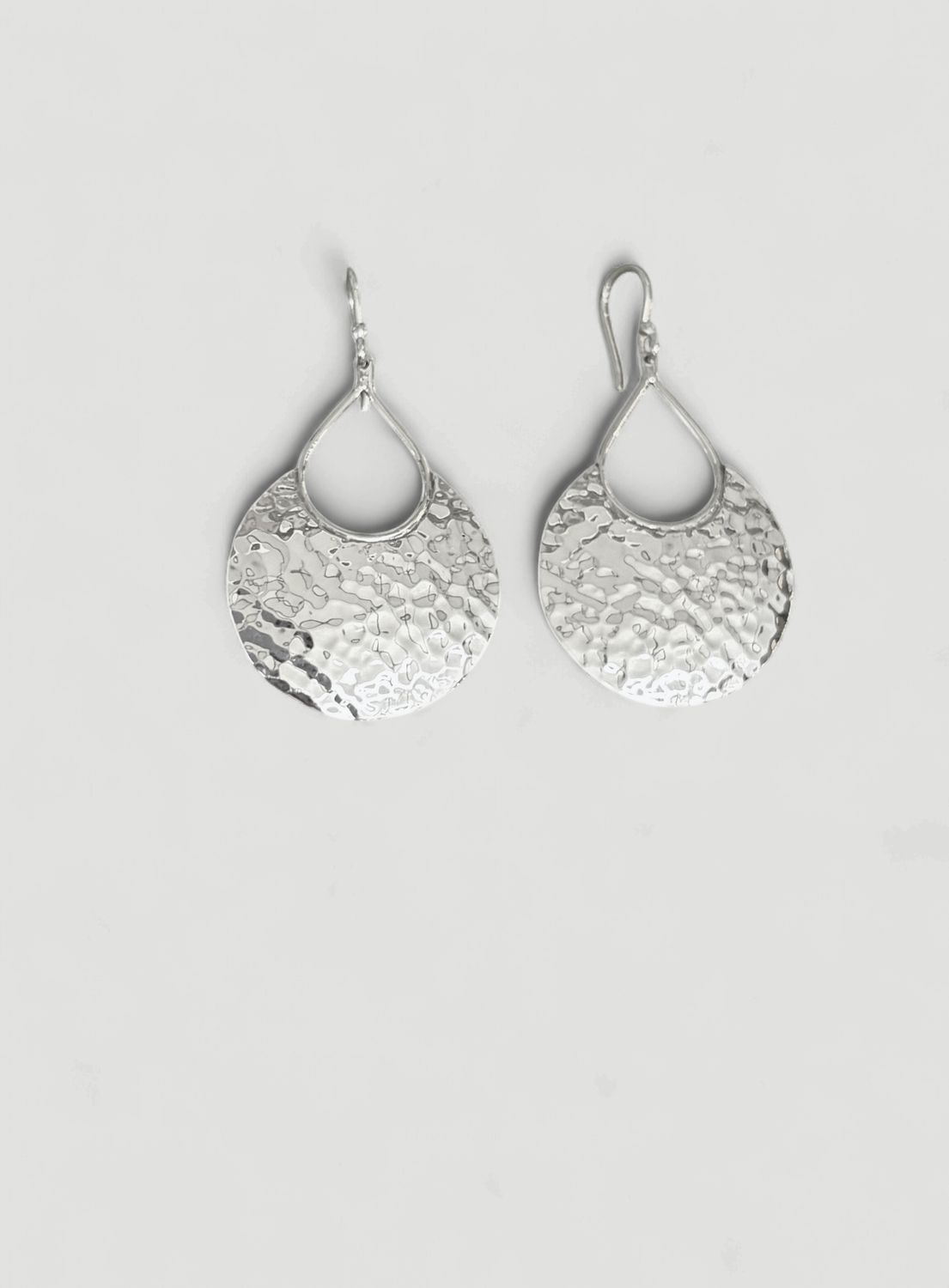 Large Sterling Silver Dangle Earring