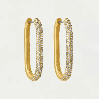 DD Juliette Pavé Hinged Hoop