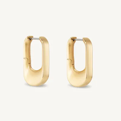 DD Crosby Hinged Huggie Hoops-GOLD