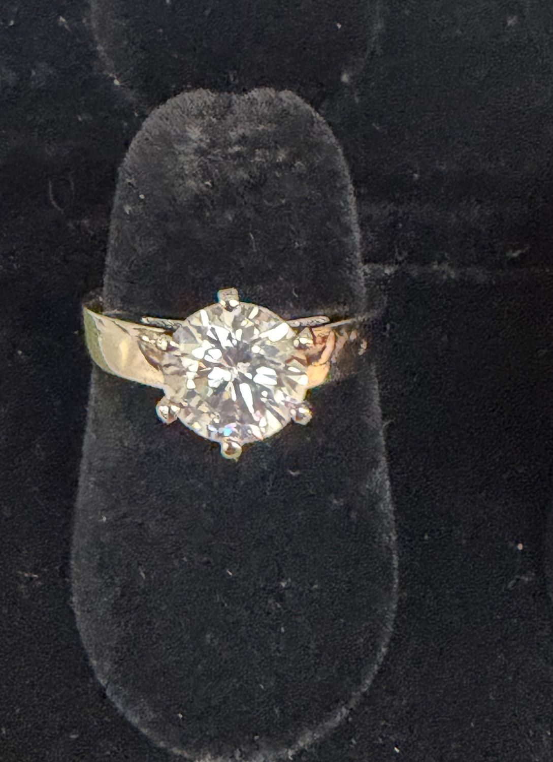 Sterling Silver CZ Solitaire Ring