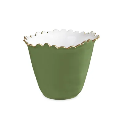 ENCANTO Colette Green Leaf &amp; White Ice Bucket