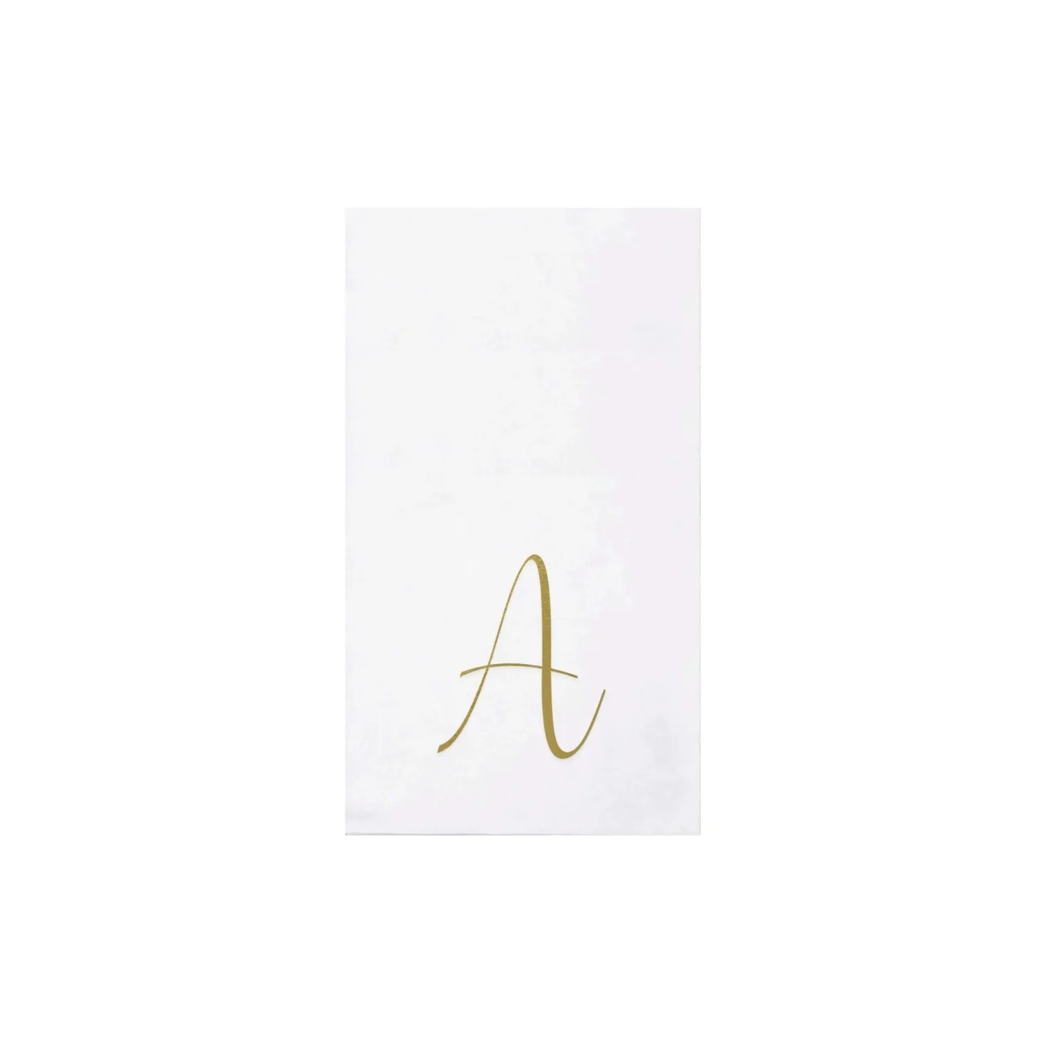 Vietri Monogram Guest Napkin, Letter: A