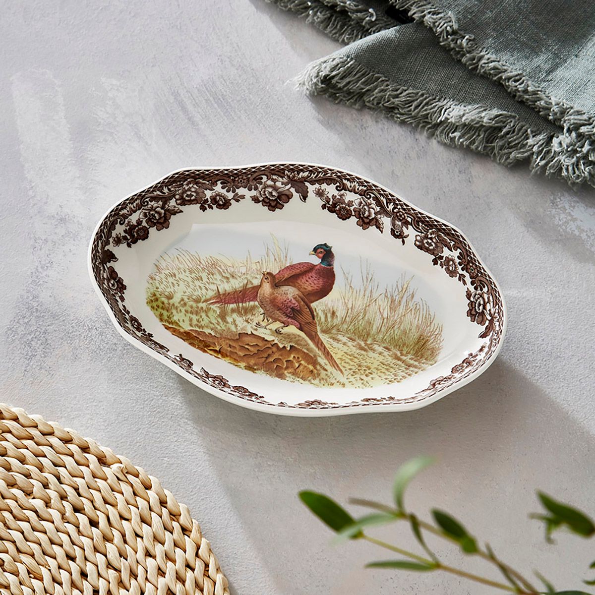 Woodland PHEASANT PICKEL DISH