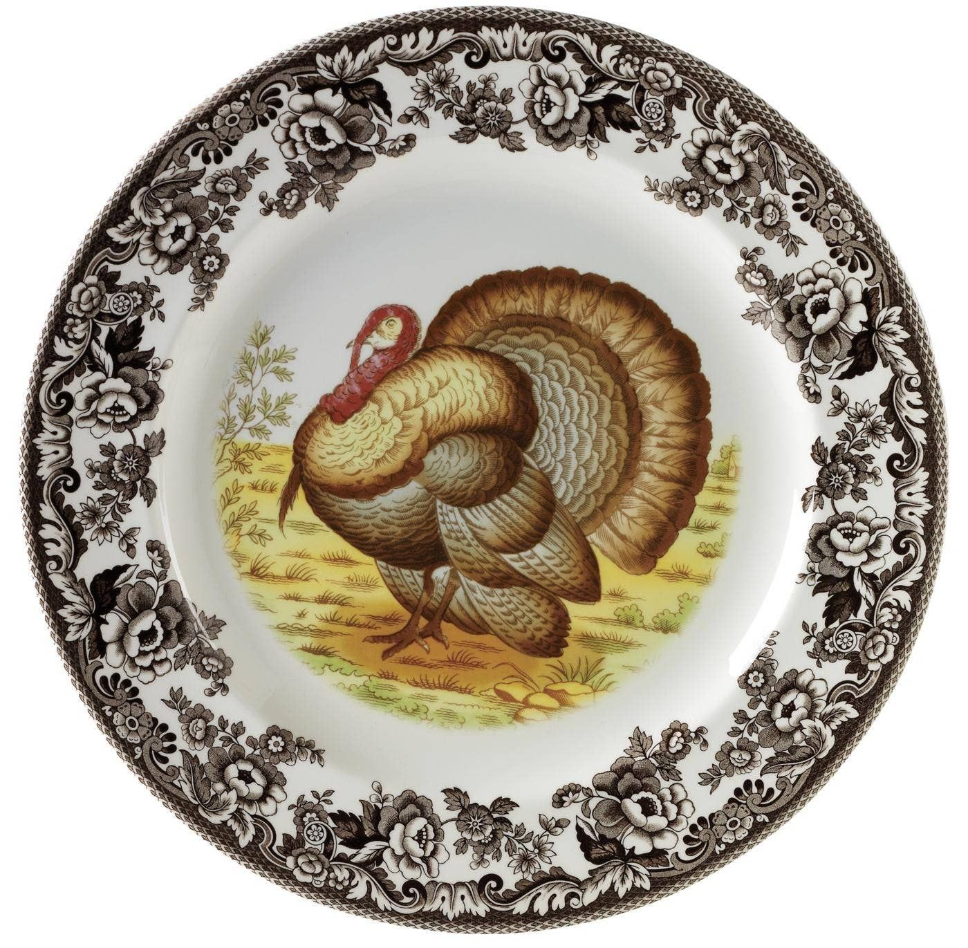 Spode Woodland Salad Plate Turkey