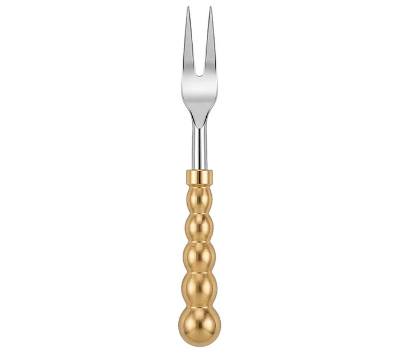 Gold Beaded Cocktail Fork