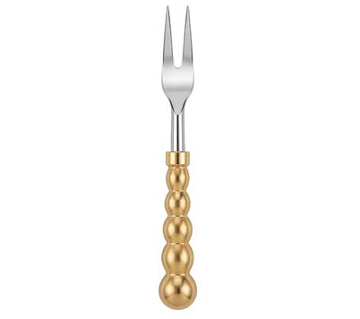 Gold Beaded Cocktail Fork