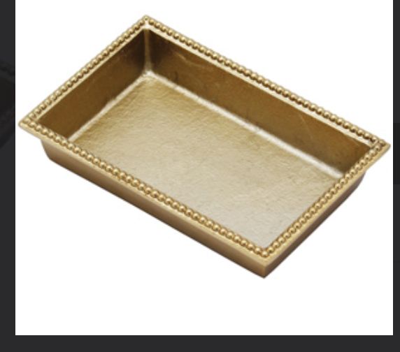 Gilded Dinner Napkin Box