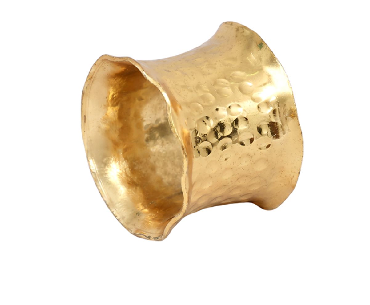Gold Napkin Rings Set of 4