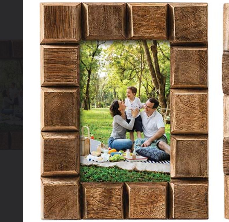 Chunky Wood Photo Frame A 4x6