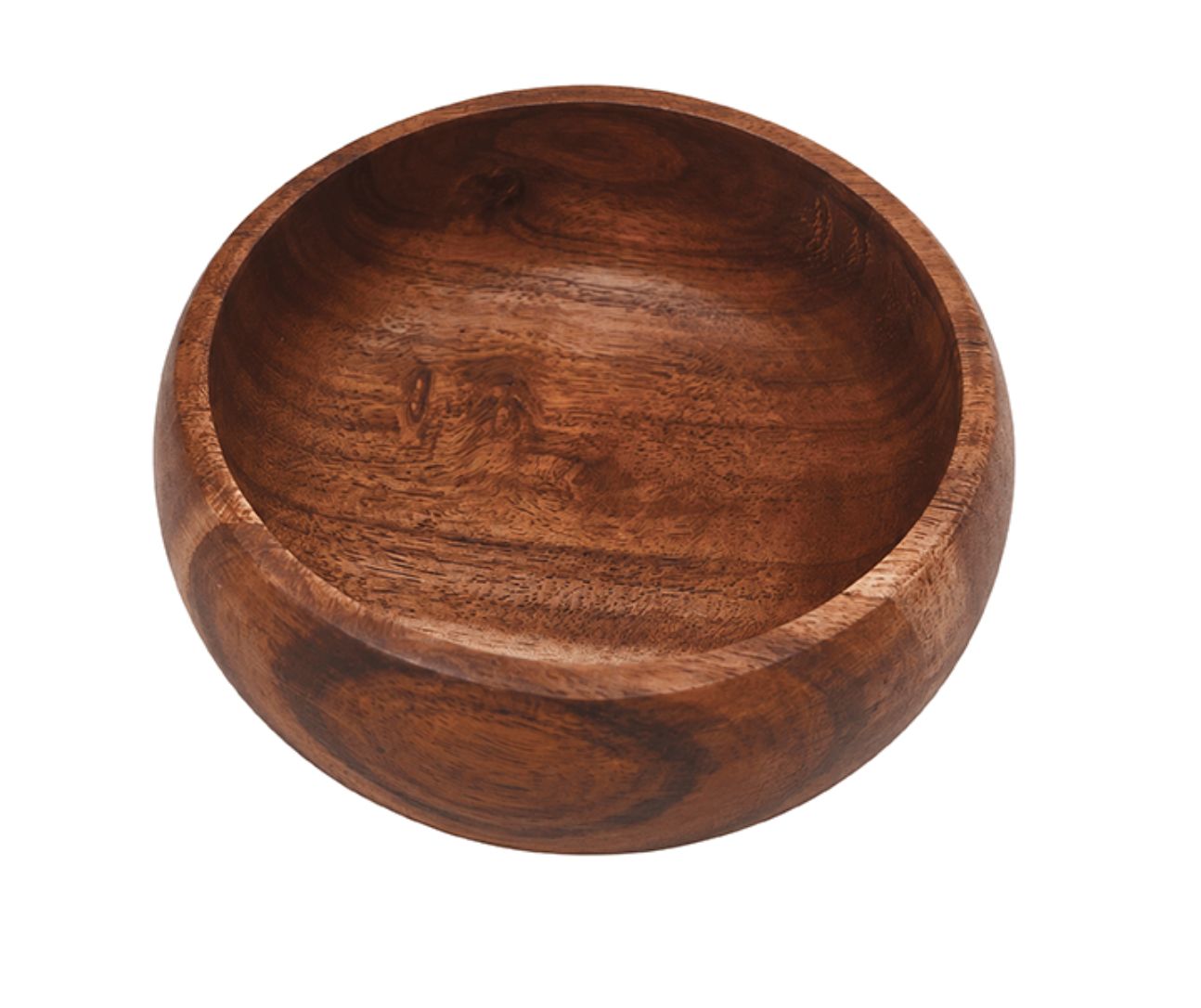 Wooded Round Nut/Dip Bowl
