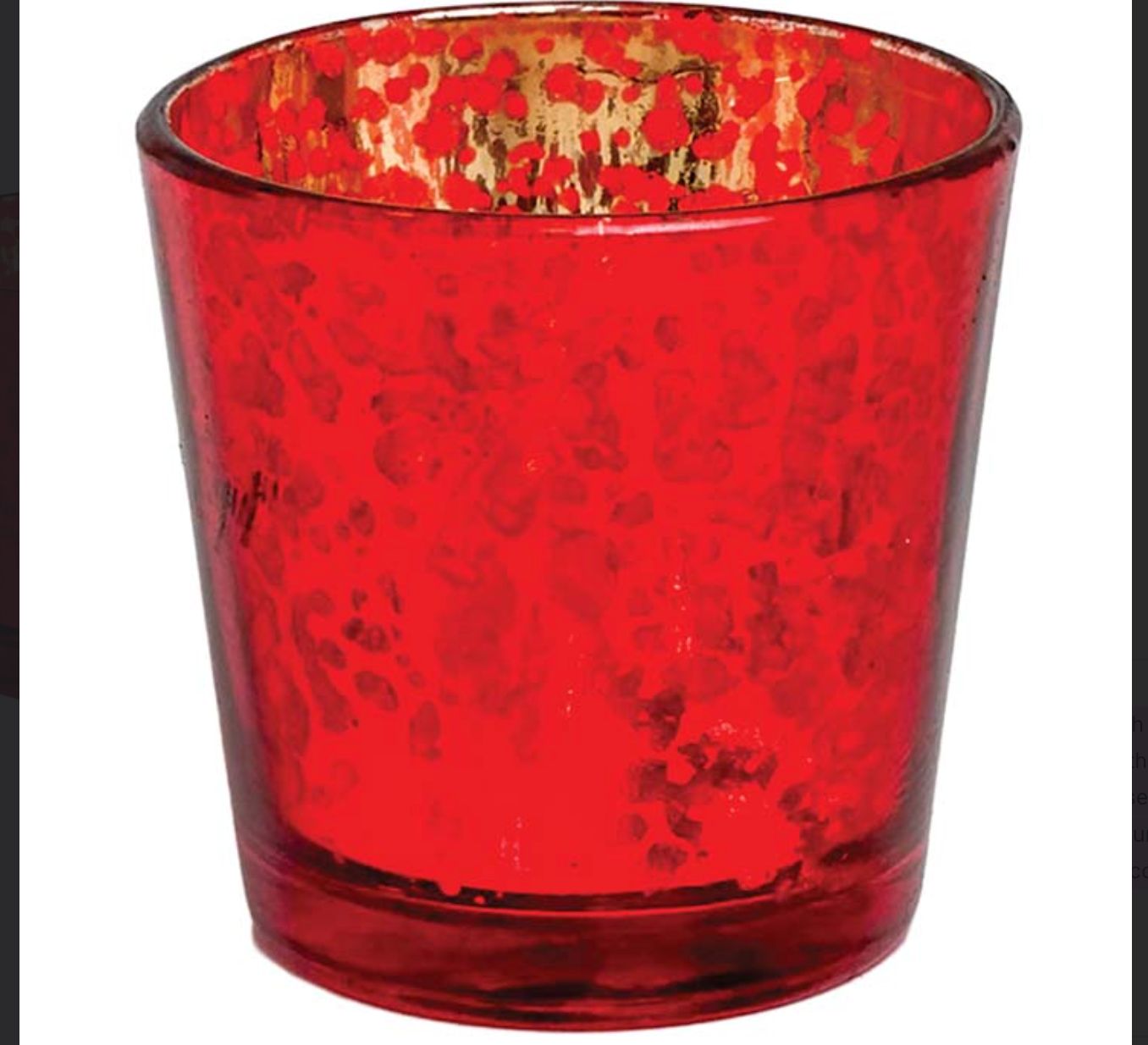 Red Votive Holder