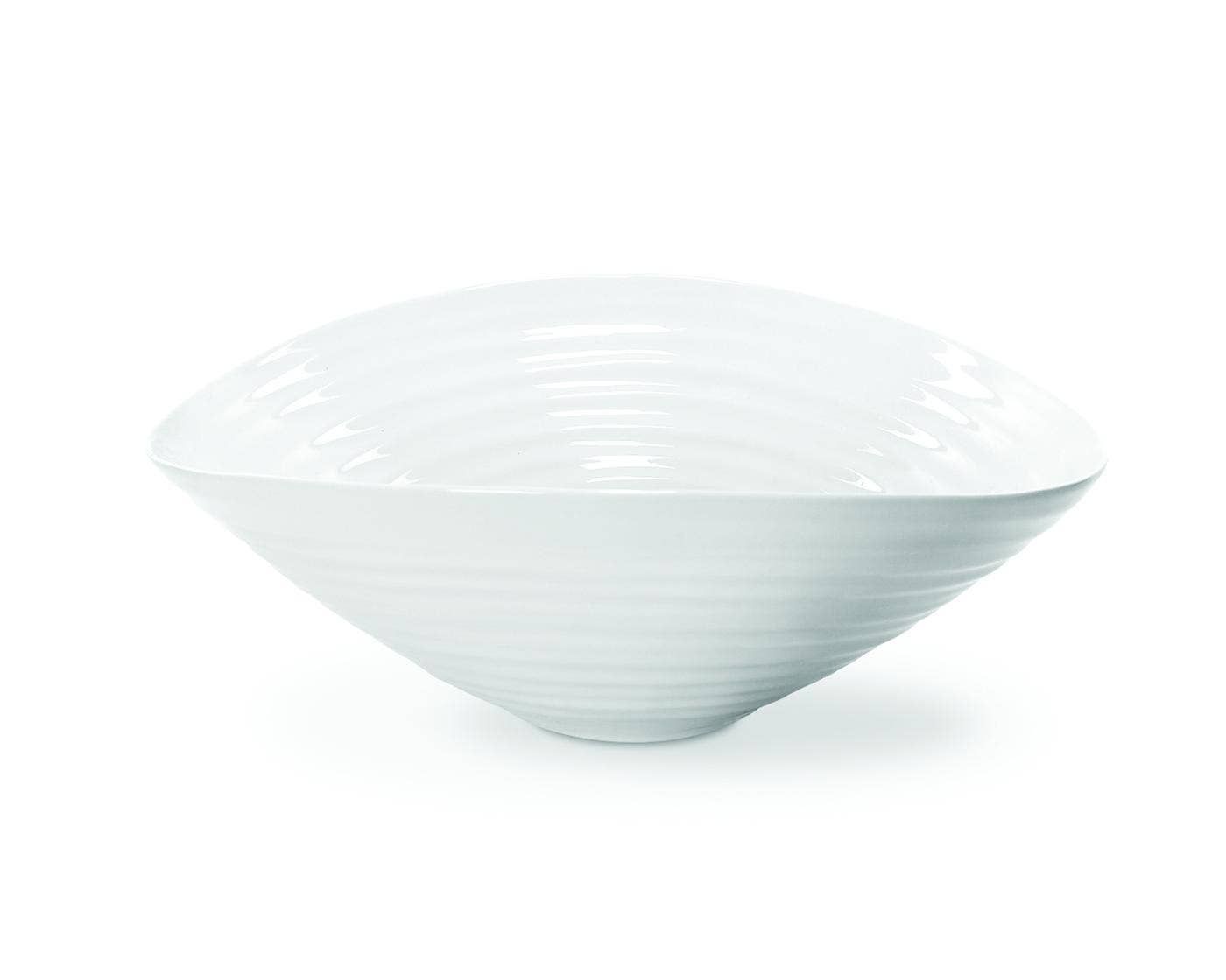 Sophie Conran White Medium Salad Bowl, Material: Porcelain, Pattern: Sophie Conran-White