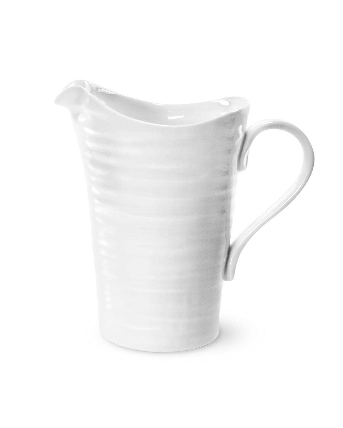 Sophie Conran White Large Pitcher, Material: Fine Porcelain, Pattern: Sophie Conran-White