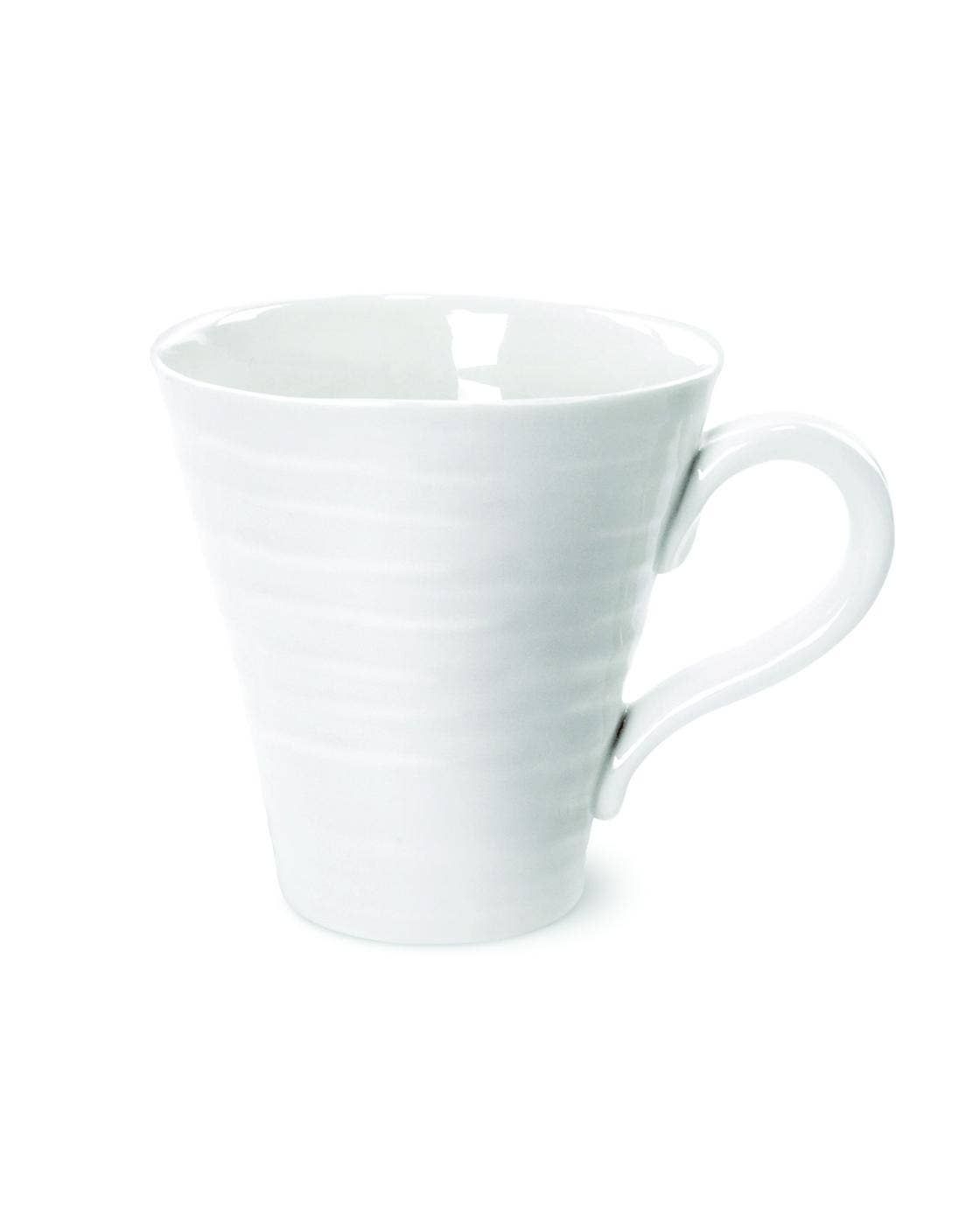 Portmeirion Sophie Conran White Mug, Material: Porcelain, Pattern: Sophie Conran-White