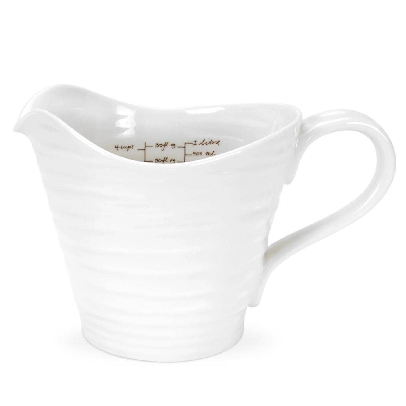 Sophie Conran White Measuring Jug, Material: Fine Porcelain, Pattern: Sophie Conran-White