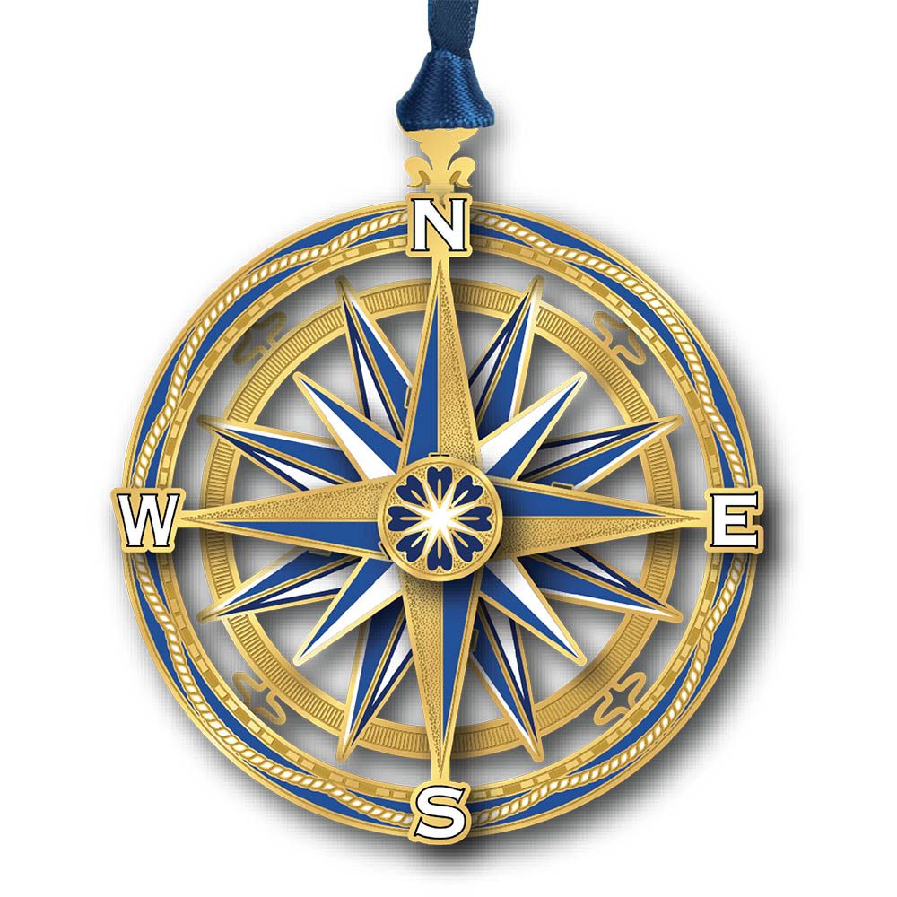 Compass Ornament