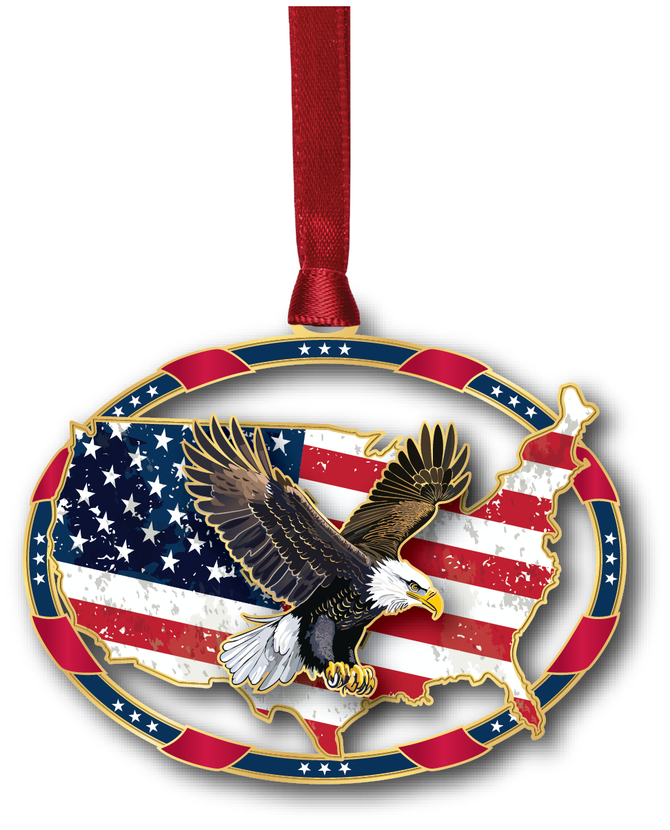 Americana Eagle Ornament