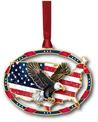 Americana Eagle Ornament